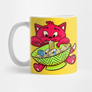 Kitty Loves Ramen Mug